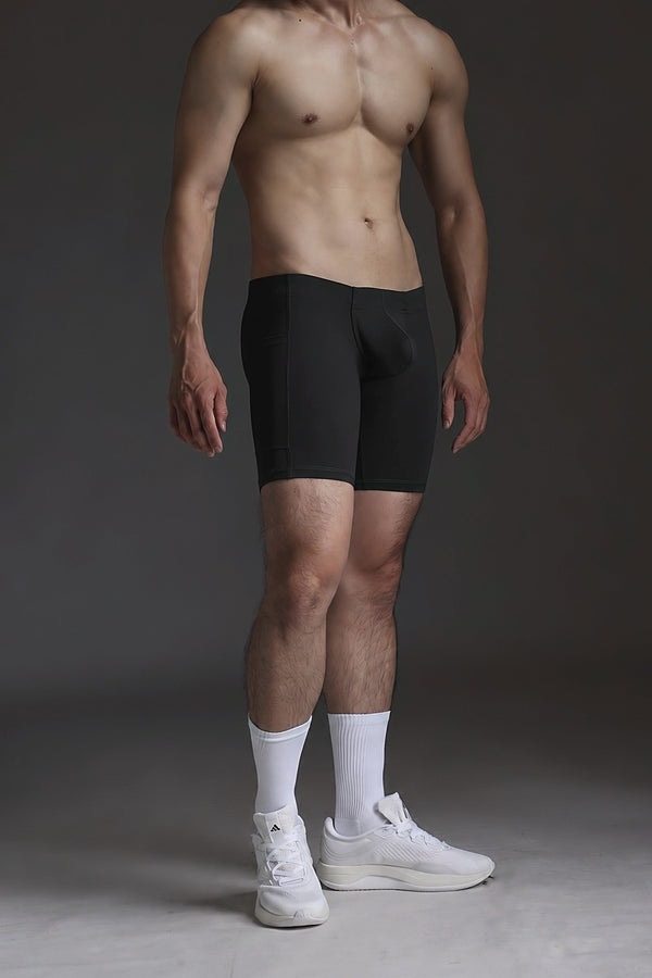 BARE 20 立體囊袋運動緊身短褲｜無抽繩款 20cm