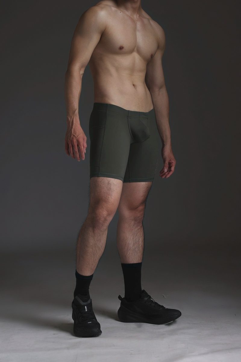 OTH3R 3D Pouch Compression Half Tights BARE 20 Olive